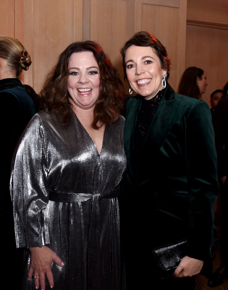 When she laughed even more with Melissa McCarthy.