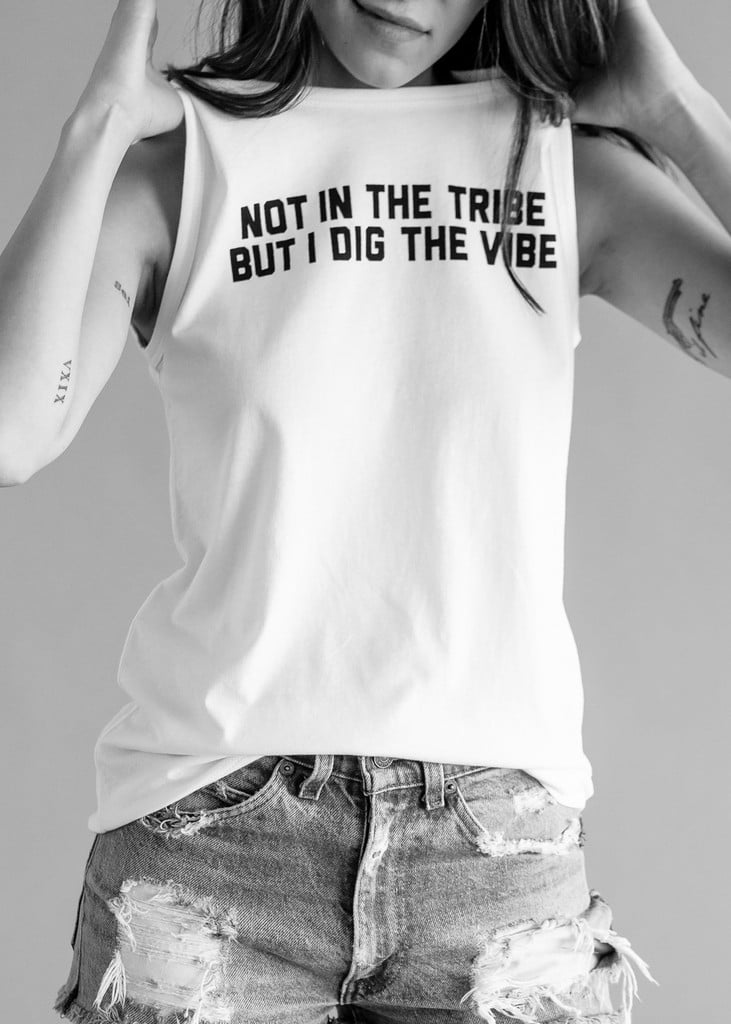 Unkosher Market Not in the Tribe but I Dig the Vibe T-Shirt ($48)