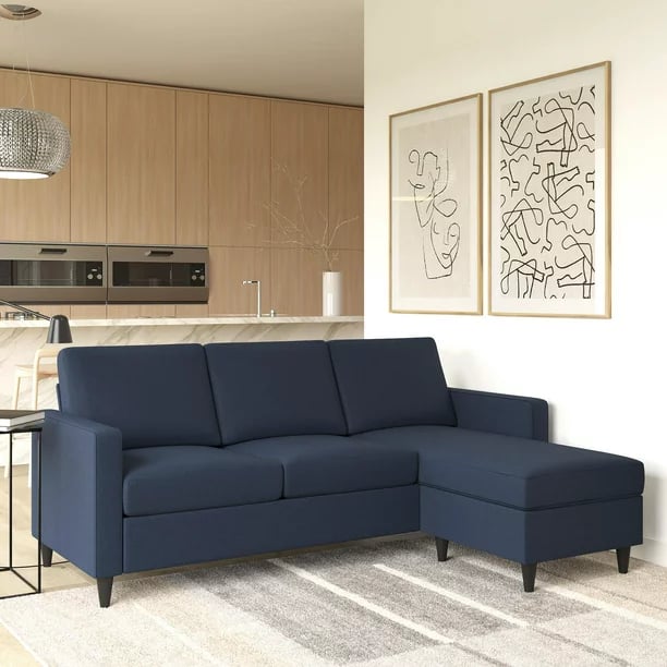 DHP Cooper Modern Sectional Sofa Best Sectional Sofas From Walmart