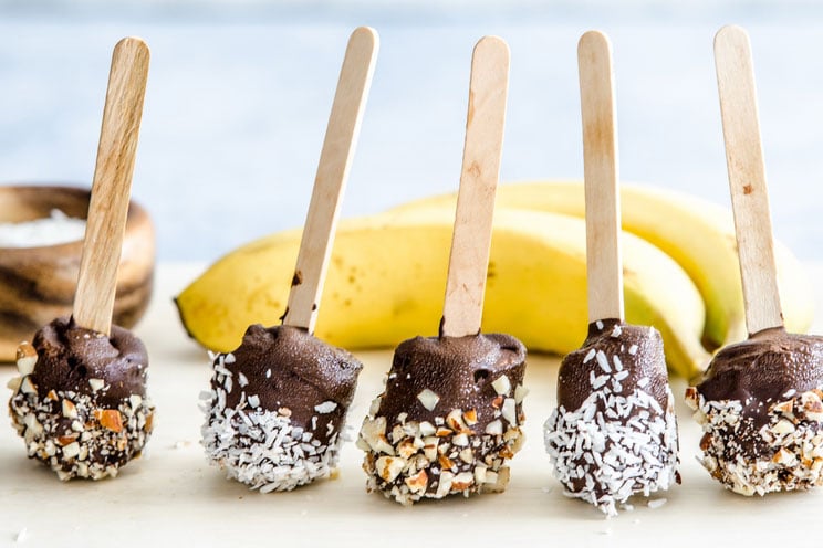 Frozen Almond Butter Banana Bites Recipe | POPSUGAR Fitness