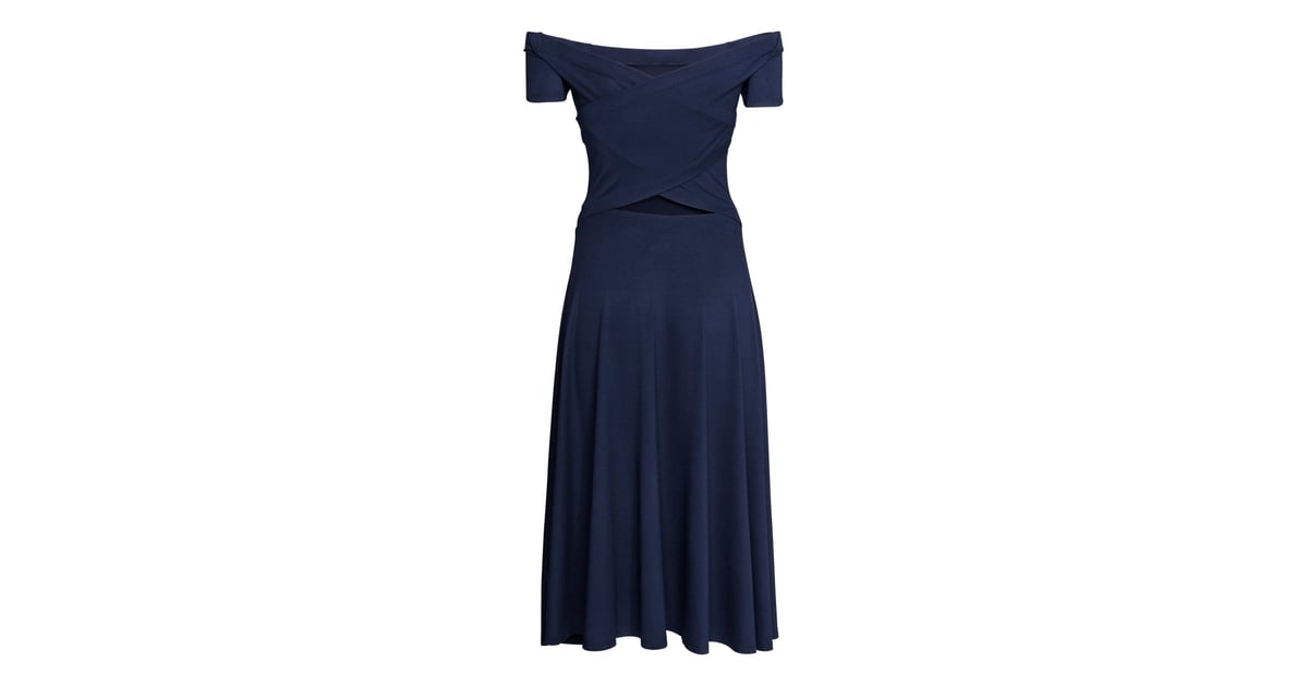 Off-the-Shoulder Dress ($40) | Best Shopping at H&M | April 2016 ...