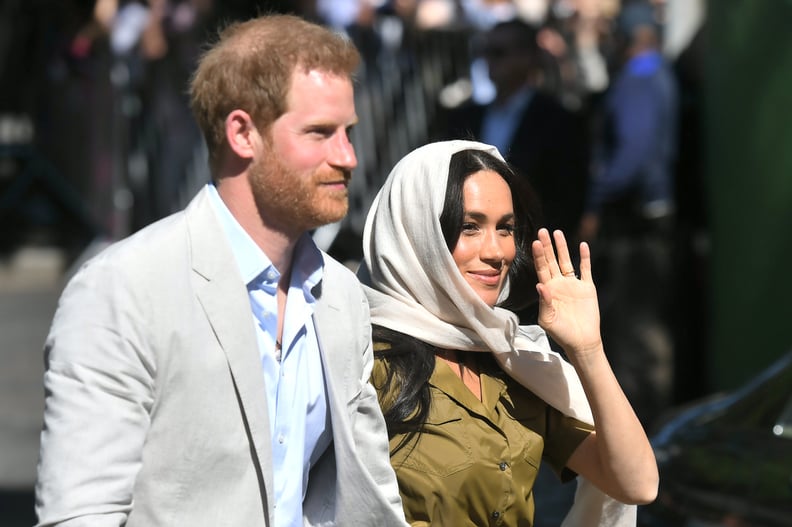 Meghan Markle Wearing a Green Maxi Dress