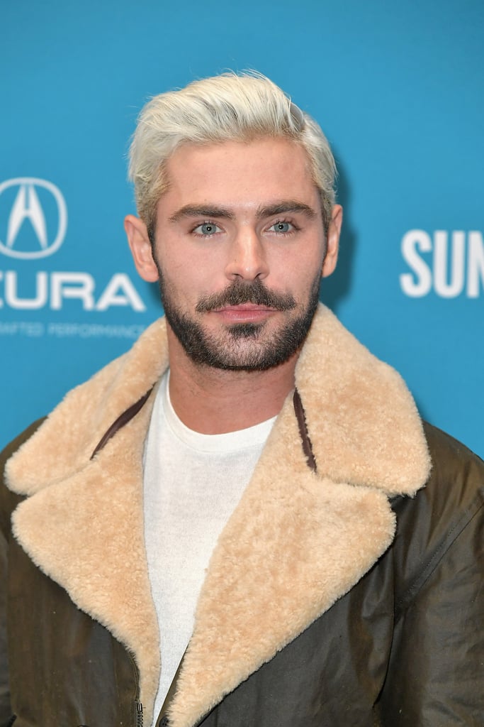 Zac Efron Platinum Blond Hair 2019 Popsugar Beauty