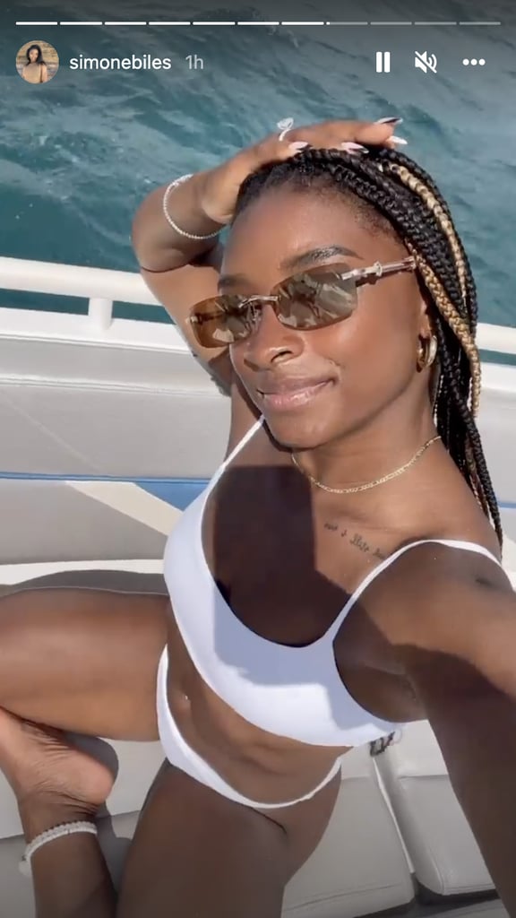 Simone Biles Best Swimsuits on Vacation in Turks and Caicos