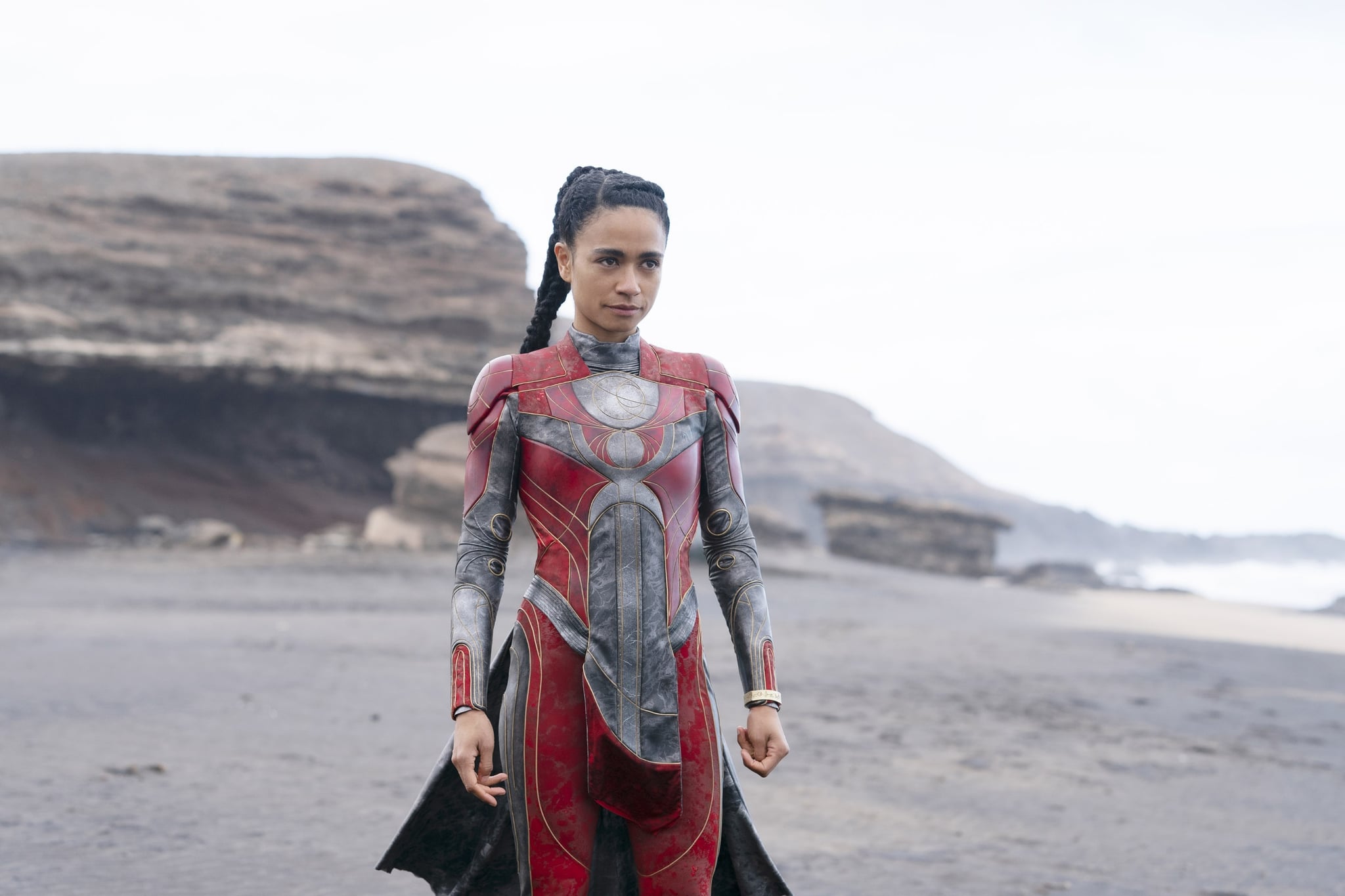 永恒,劳伦Ridloff Makkari 2021。ph值:苏菲Mutevelian Marvel Studios /迪士尼电影/ /礼貌埃弗雷特收集”title=