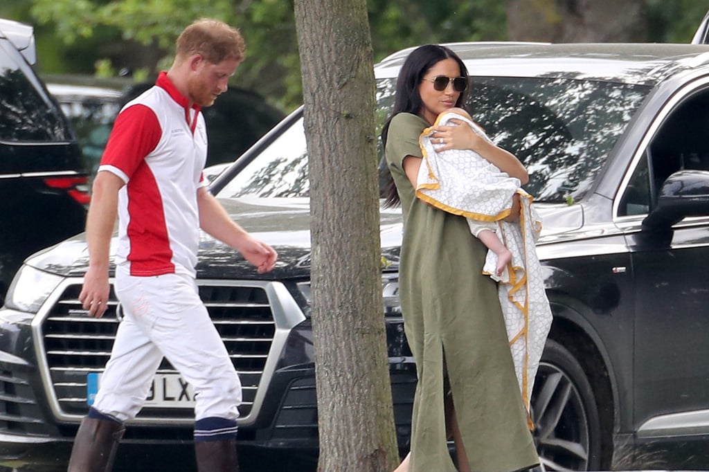 Meghan Markle, Prince Harry, and Baby Archie Polo Match 2019