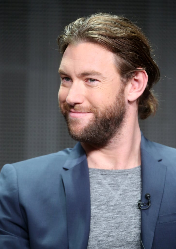 Lee showed off his long hair at The Bastard Executioner's Summer TCAs panel.