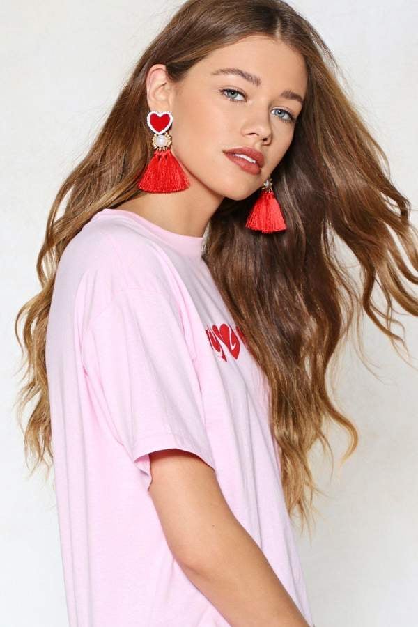 Nasty Gal Harden My Heart Tassel Earrings