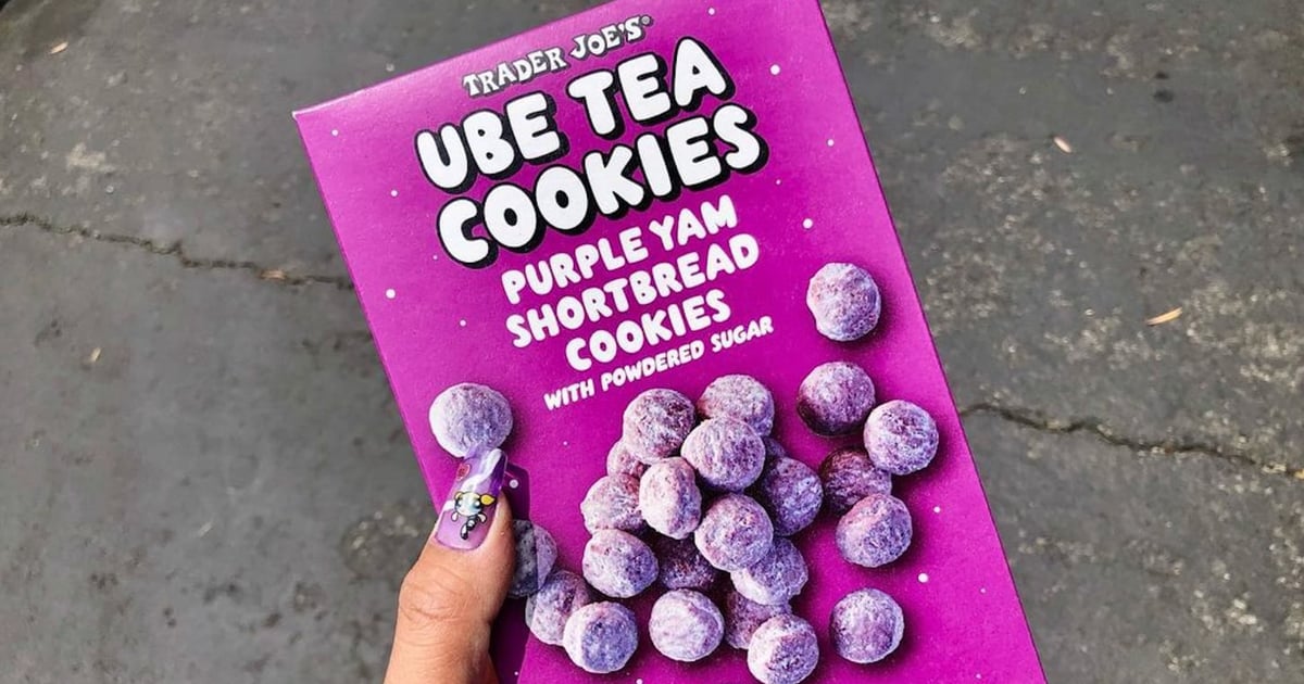 Trader Joe s Is Now Selling Ube Tea Cookies POPSUGAR Food UK