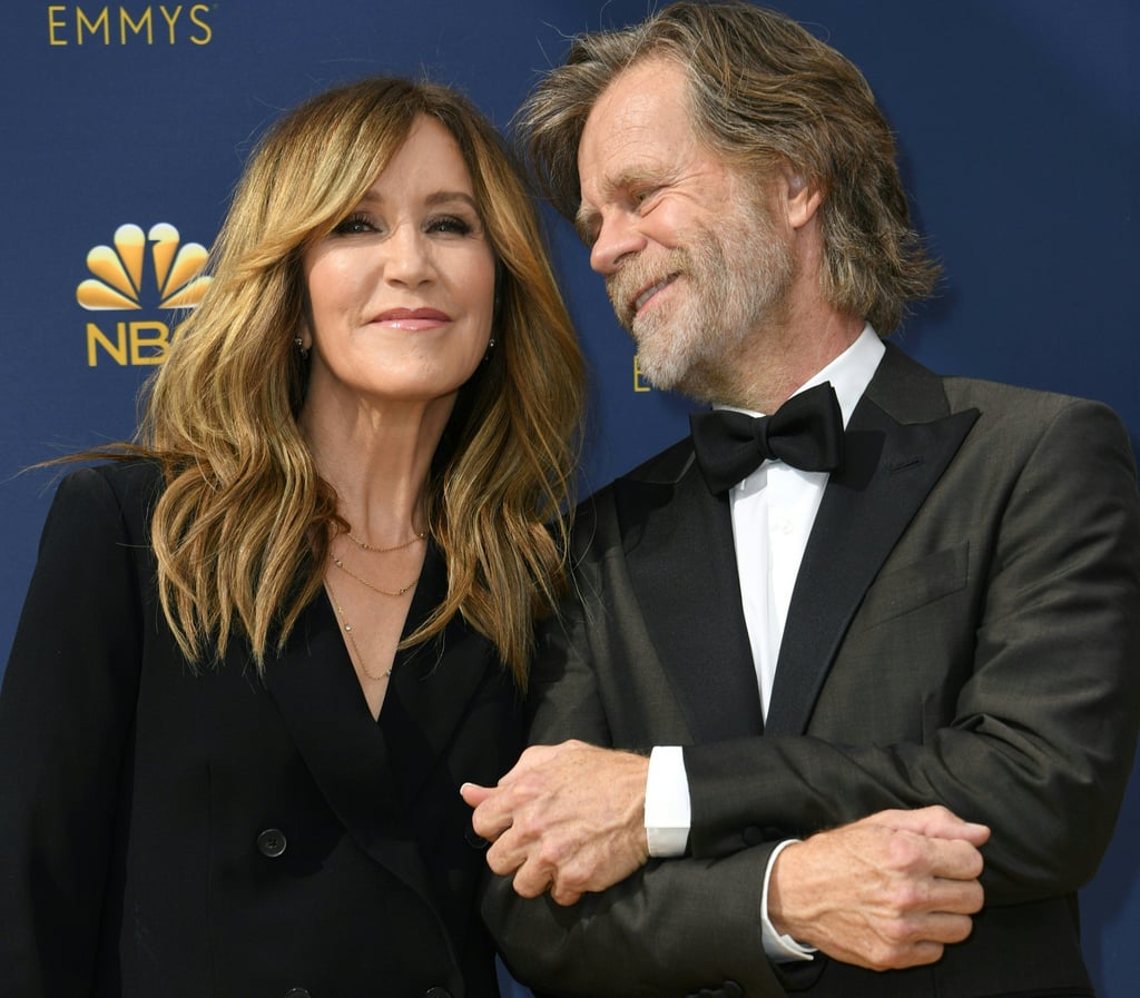 William H. Macy and Felicity Huffman at the 2018 Emmys