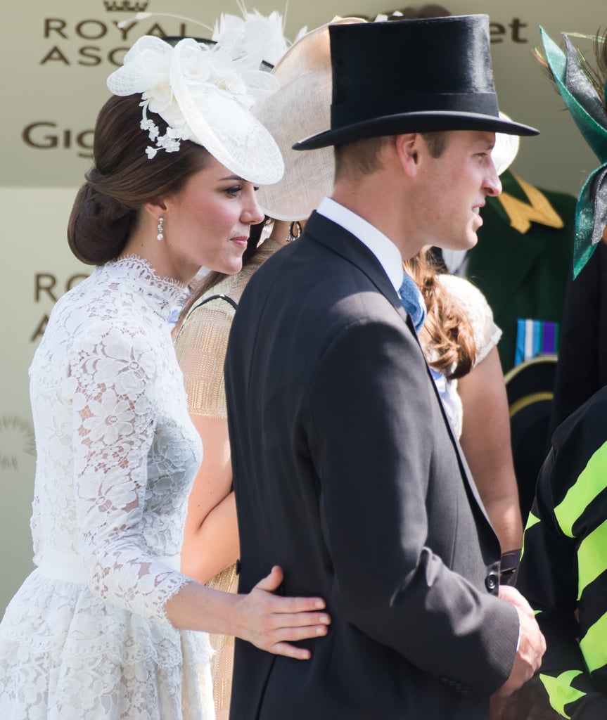 Kate Middleton and Prince William Showing PDA 2017