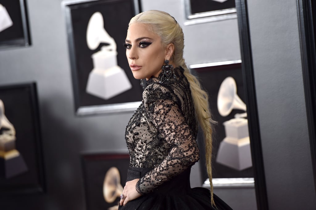 Lady Gaga at the 2018 Grammys