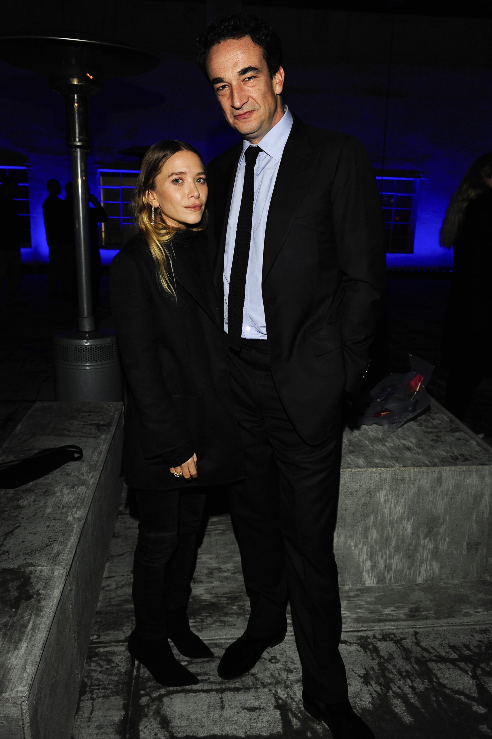 LOS ANGELES, CA - DECEMBER 5:  Mary-Kate Olsen, Olivier Sarkozy attend the Just One Eye Launch of the Utilitarian Backpack Event at Just One Eye on December 5, 2014 in Hollywood, California.  (Photo by Amy Graves/WireImage)