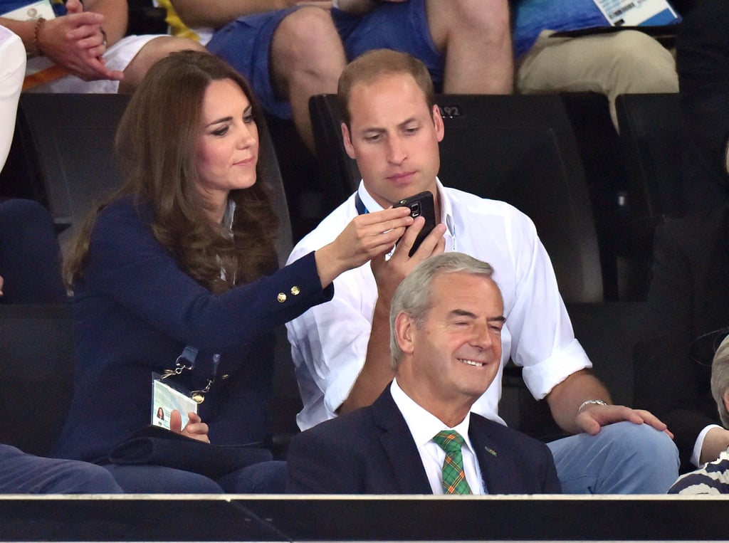 The Duke and Duchess of Cambridge at Commonwealth Games 2014