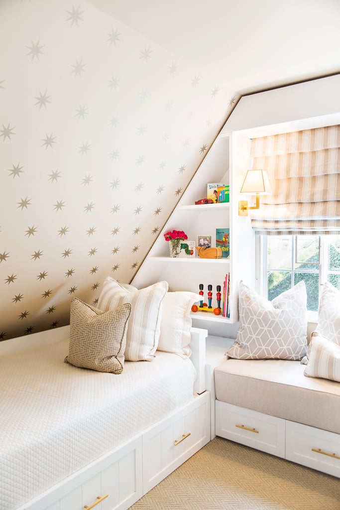 Brightening up the space was only half of the objective. As retired grandparents, Shannon and Brittany's clients wanted the attic to become a place where they could host their grandchildren for playdates and big sleepovers.
