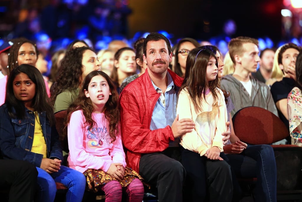 Adam Sandler and Daughters at Kids' Choice Awards 2016 | POPSUGAR
