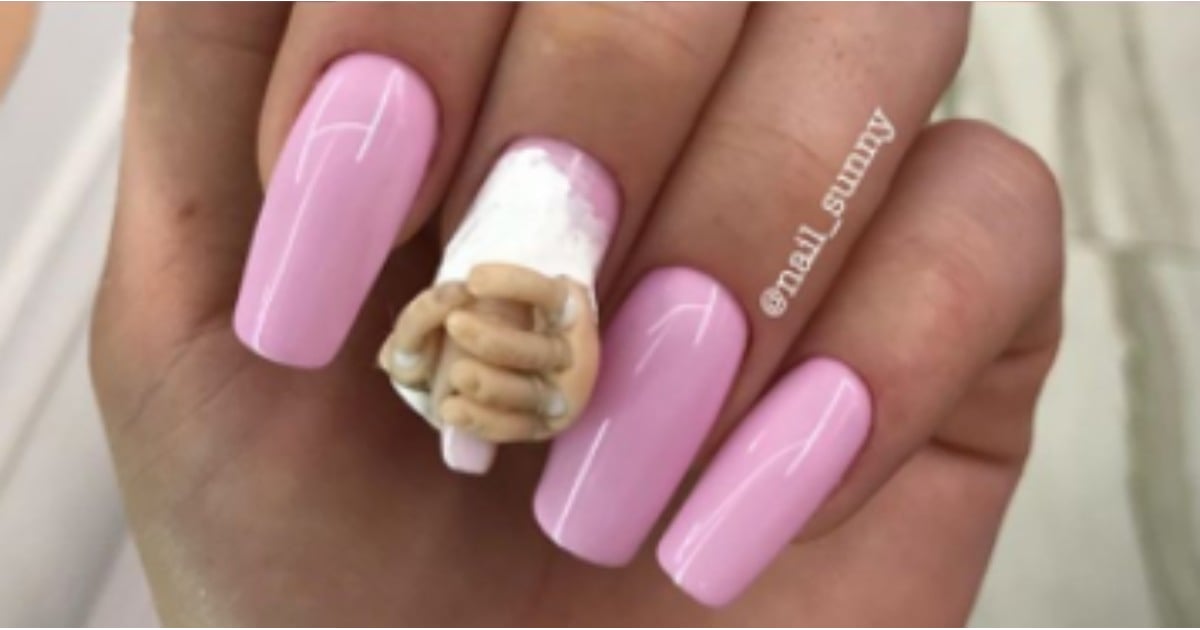 2. Kylie Jenner's Stormi-Inspired Nail Art Is the Cutest Thing You'll See Today - wide 7