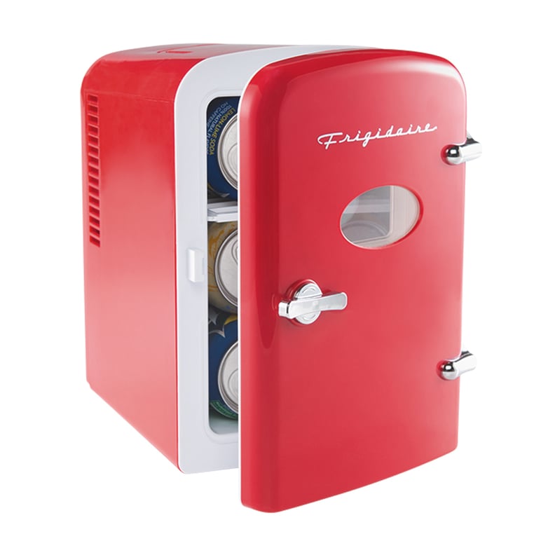 Retro Mini Skin-Care Fridge: Frigidaire Portable Retro 6 Can Mini Refrigerator
