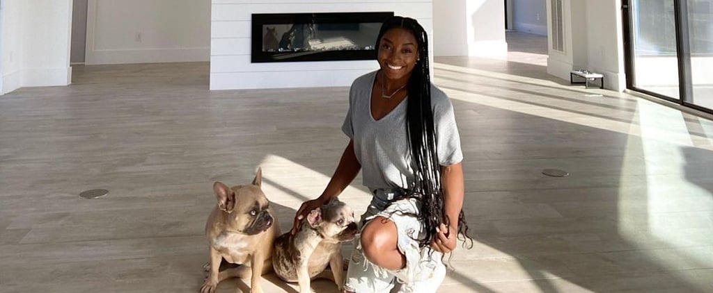 Best Photos of Simone Biles' French Bulldogs, Lilo and Rambo