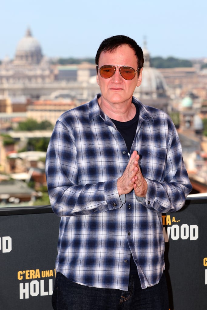 Quentin Tarantino at the Once Upon a Time in Hollywood photocall in Rome.