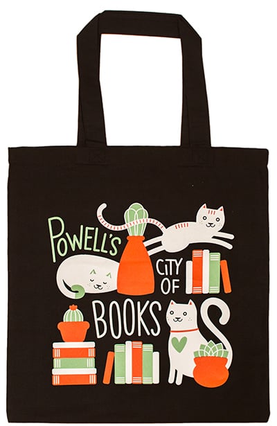 Powell’s Kitty of Books Tote Bag