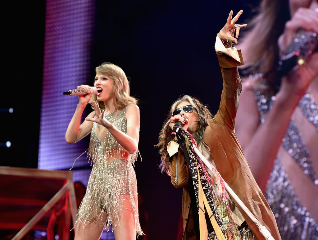 Steven Tyler on Stage With Taylor Swift