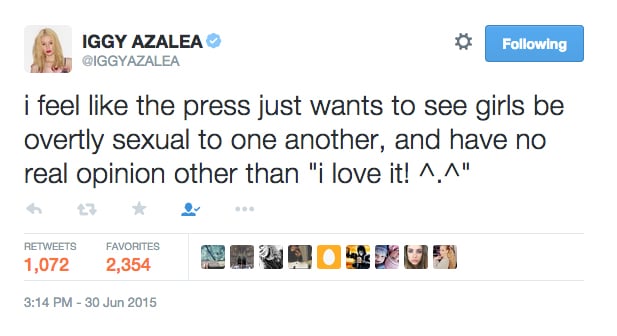 Iggy Azalea's Tweets About Britney Spears