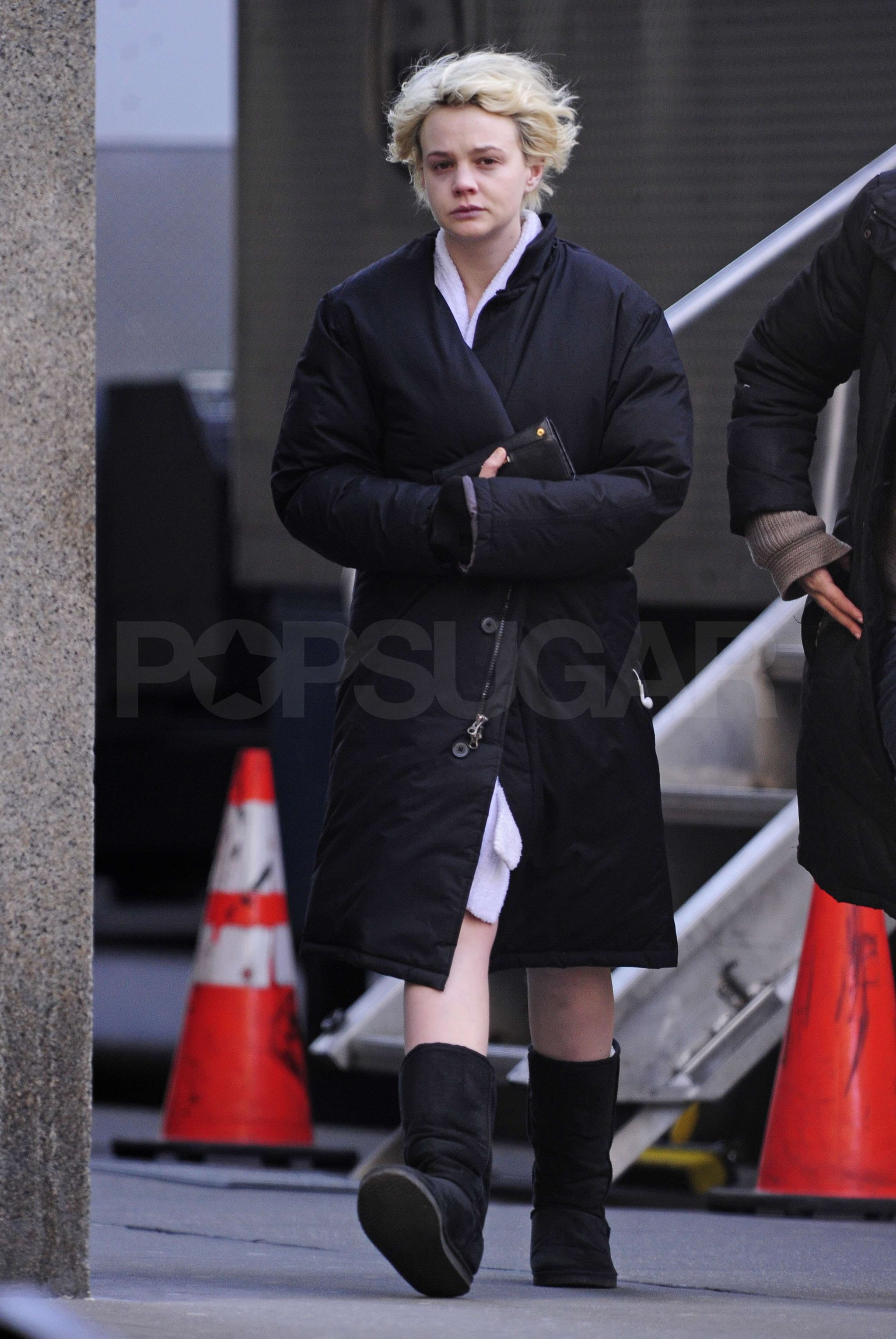 Pictures Of Carey Mulligan Filming Shame In New York City Popsugar Celebrity Uk