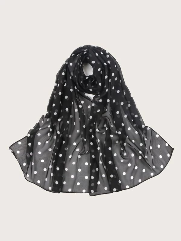 Shop a Similar Polka-Dot Chiffon Scarf