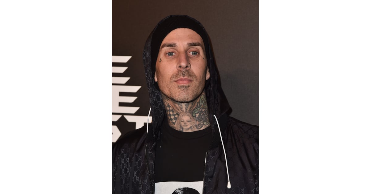 Travis Barker | Celebrities With Face Tattoos | POPSUGAR ...