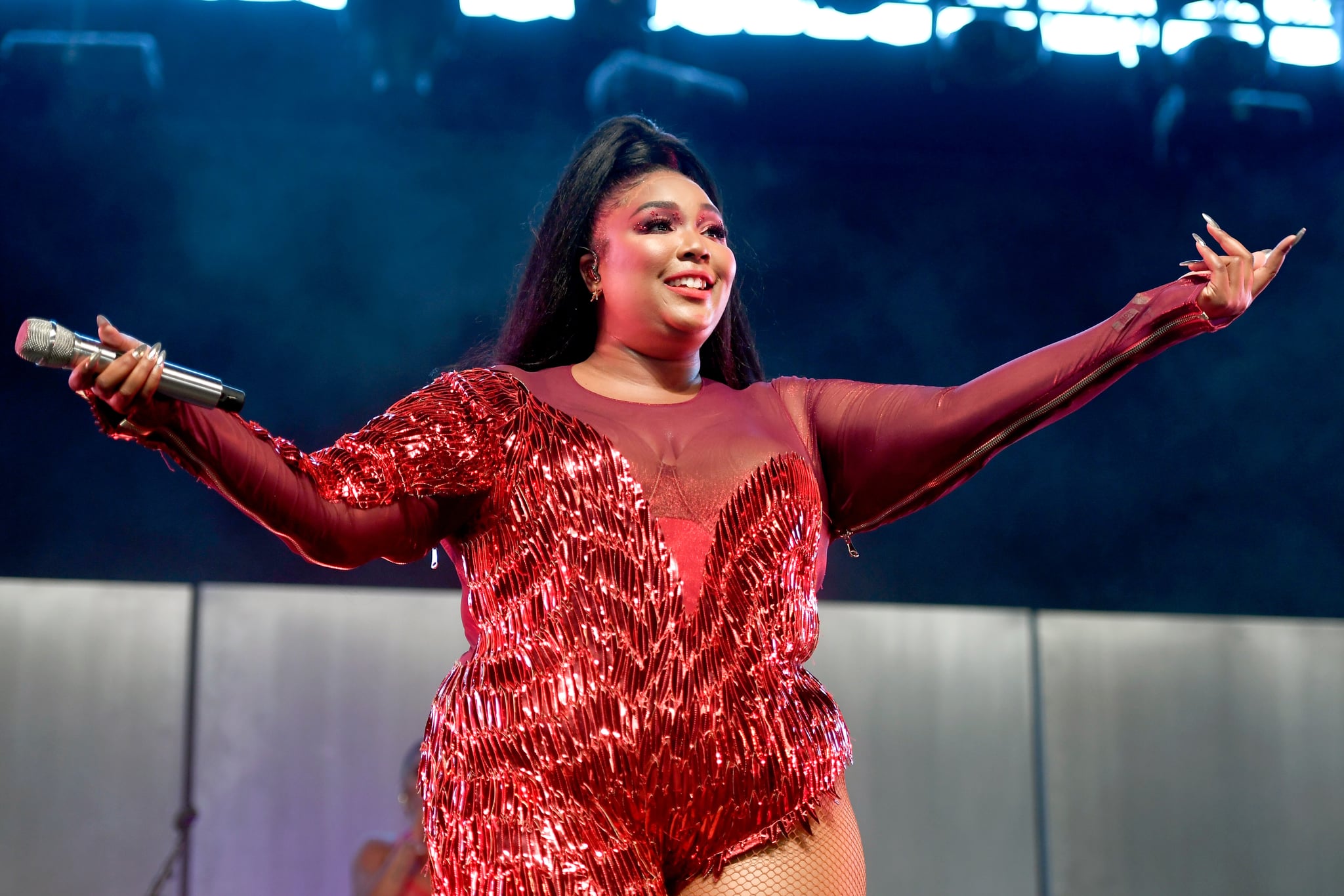 INDIO, CA - APRIL 21:  Lizzo performs at Mojave Tent during the 2019 Coachella Valley Music And Arts Festival on April 21, 2019 in Indio, California.  (Photo by Frazer Harrison/Getty Images for Coachella)