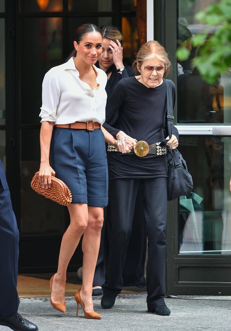 Meghan Markle and Gloria Steinem in NYC