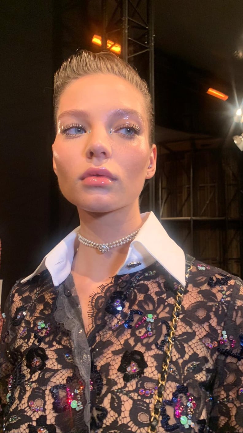 Crystal Makeup at the Chanel Métiers d'Art 2019-2020 Show