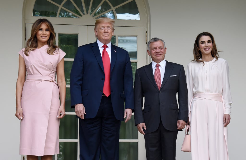 Melania Trump's Pink Wrap Dress
