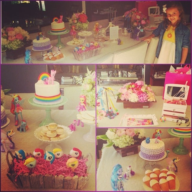 It was a My Little Pony party for Honor Warren's sixth birthday.
Source: Instagram user jessicaalba