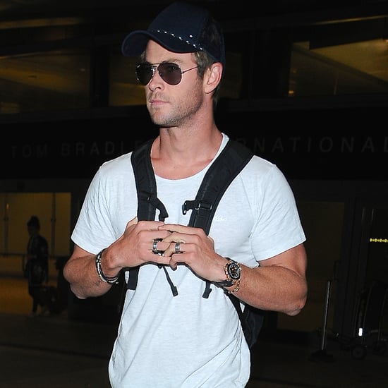 Chris Hemsworth at LAX