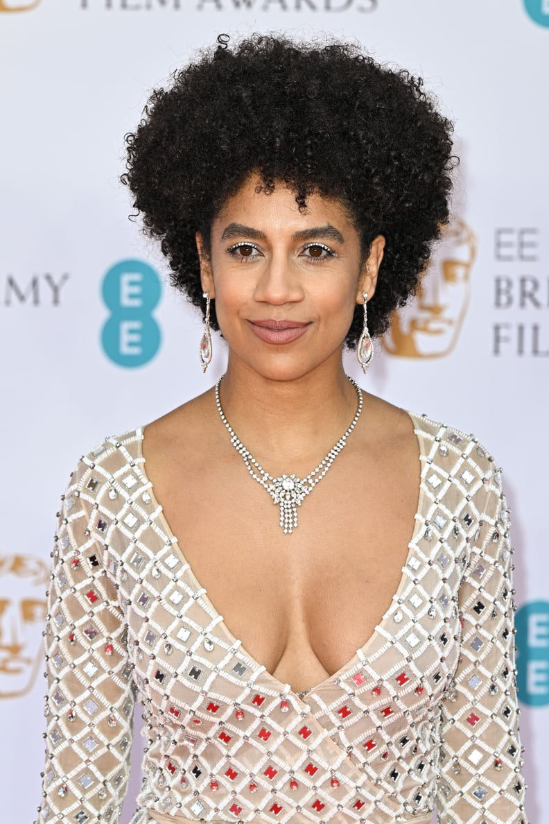 Dominique Tipper's Crystal Eyes at the 2022 BAFTA Film Awards