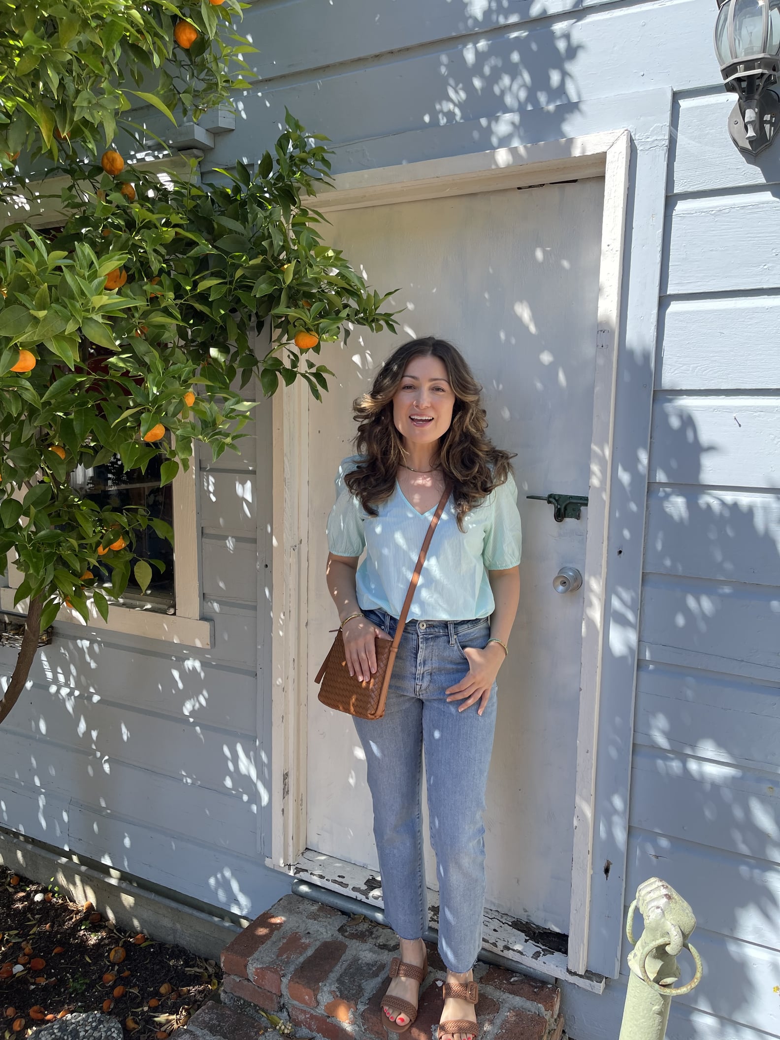 Madewell Crossbody Bag in Handwoven Leather Review POPSUGAR Fashion