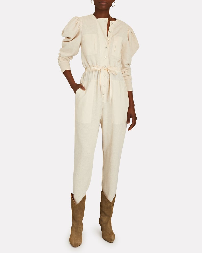 Ulla Johnson Sadie Puff Sleeve Terry Jumpsuit