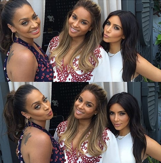 Kim Kardashian at Ciara's Baby Shower | Pictures