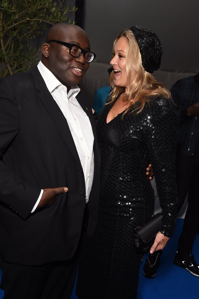 With Edward Enninful.