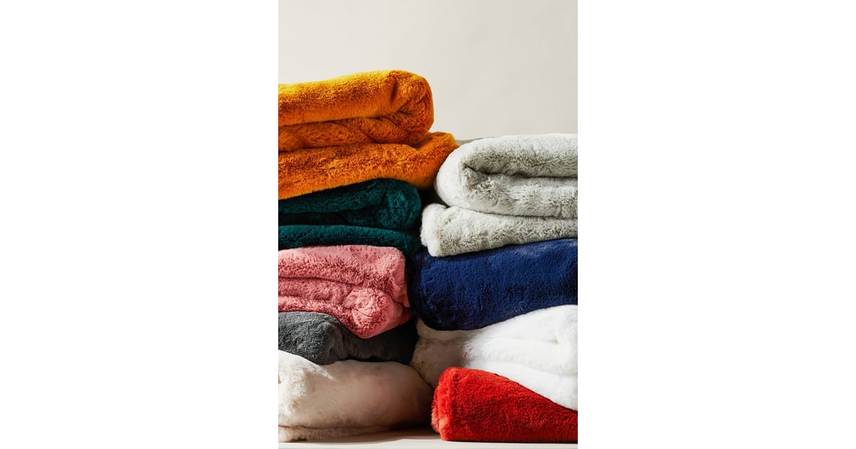 Sophie faux hotsell fur throw blanket