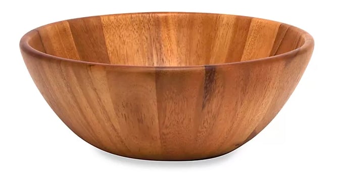 Lipper International Acacia Wood Flair Serving Bowl