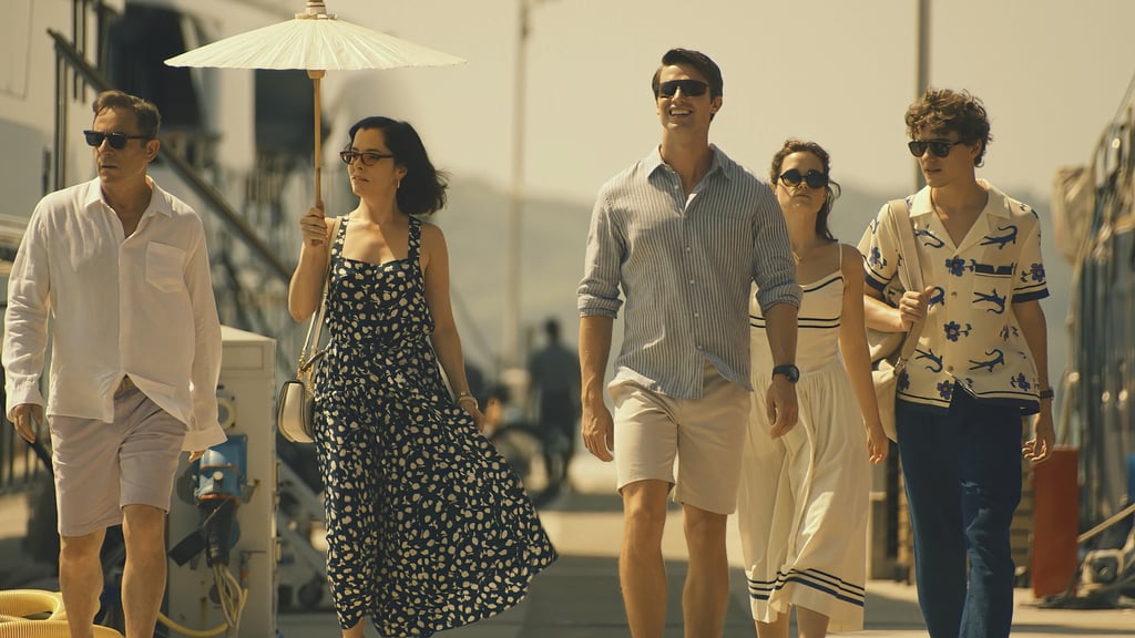 The Ratliffs' Outfits on "The White Lotus" Season 3, Episode 4