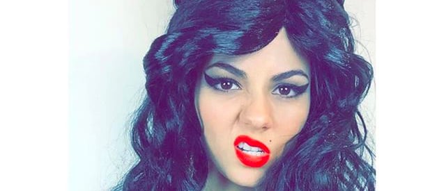 Victoria Justice as Amy Winehouse Halloween 2015