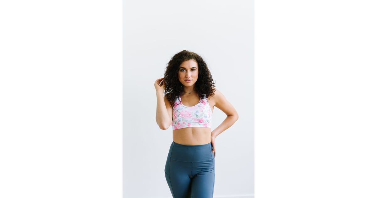 Maven Thread Courage Sports Bra in White Floral ($45), The White Lotus:  Shop Olivia and Paula's Thrifted, Seemingly Nonchalant BFF Style