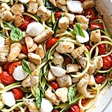 Grape Tomatoes and Courgette-Noodle Caprese