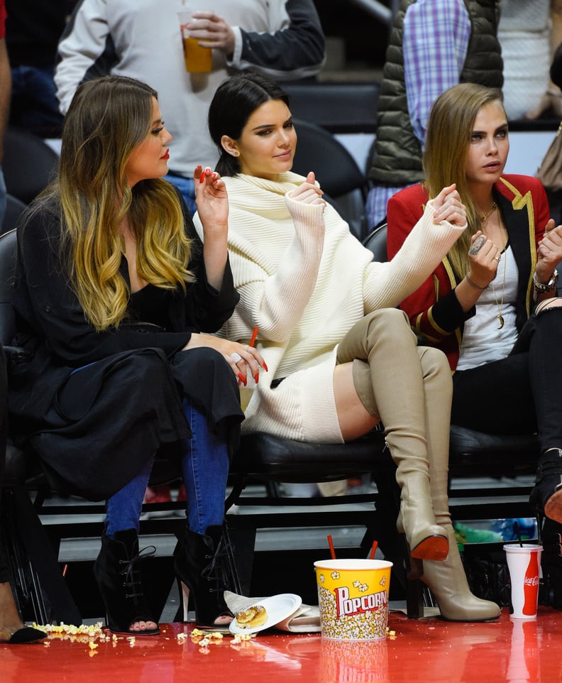 And the Other Time She Used Them to Distract the LA Lakers Courtside