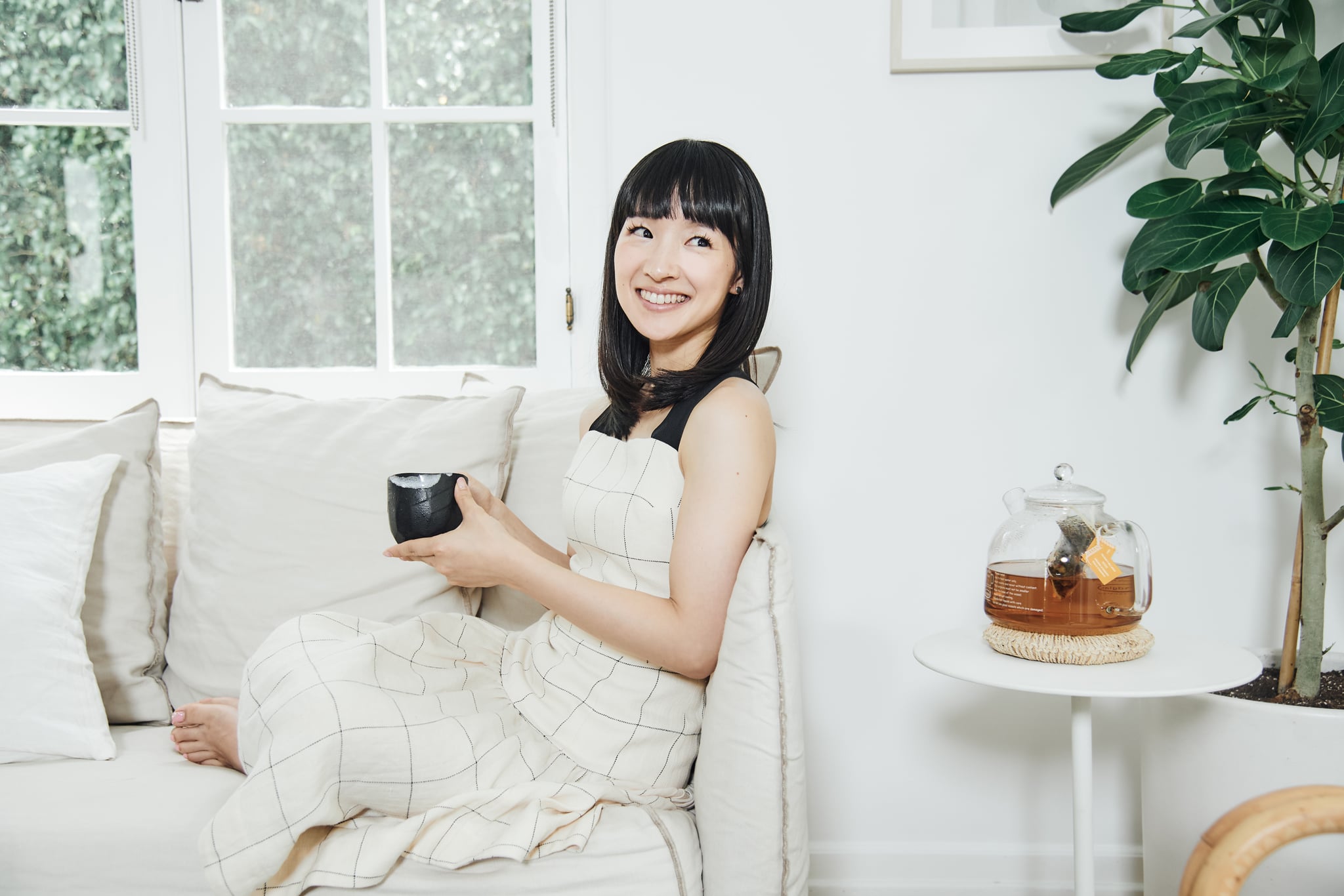 Organizing consultant and television personality Marie Kondo, Konmari, poses for a portrait in her home office. (Photo by Michael Buckner/Variety/Penske Media via Getty Images)