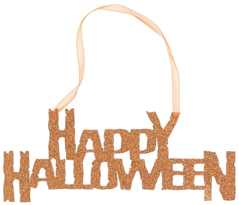 Creative Converting Happy Halloween Hanging Glitter Sign